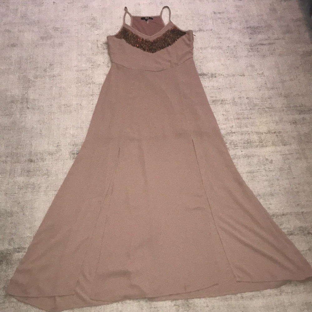 Brownish long Maxi dress